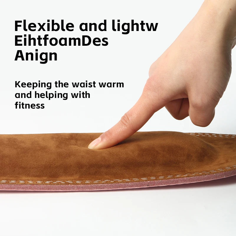 Women's Weight Lifting Belt - 10.5 cm Width, Back Support for Powerlifting, Cross Training, and Fitness Workouts in Pink